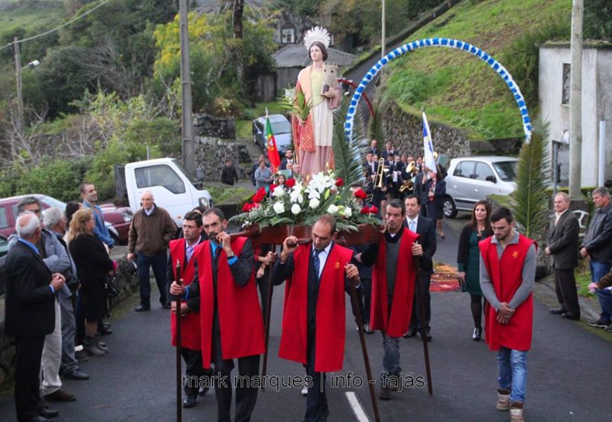 PROCISSÃO DE SANTA BÁRBARA – MANADAS – ILHA DE SÃO JORGE. (reportagem fotográfica)