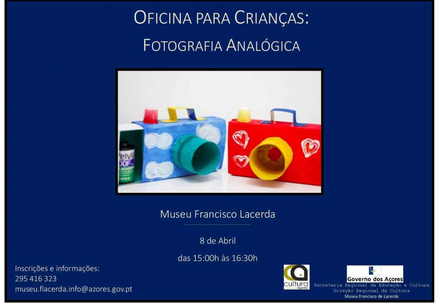 Museu Francisco de Lacerda promove oficina de fotografia analógica  – Vila da Calheta – Ilha de São Jorge (8 de Abril)