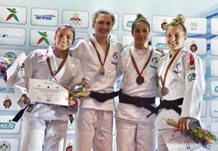 Lorrayna Costa atleta do Judo Clube São Jorge, é Vice-Campeã no African Open de Casablanca