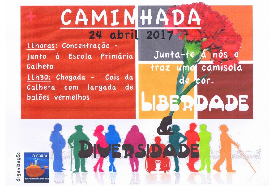 CAMINHADA PELA “LIBERDADE & DIVERSIDADE” – CAO – CALHETA (dia 24 de Abril) – Ilha de São Jorge