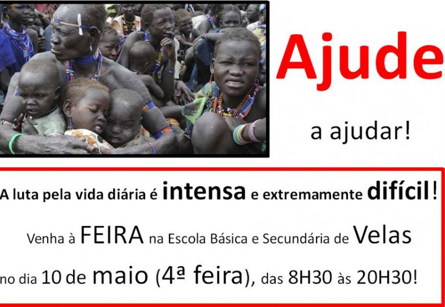AJUDE A AJUDAR – Feira na Escola Básica e Secundária de Velas  (10 de Maio) – Ilha de São Jorge