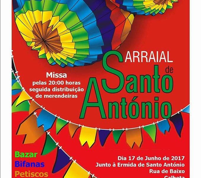 ARRAIAL DE SANTO ANTÓNIO – RUA DE BAIXO / CALHETA – Ilha de São Jorge (sábado dia 17)
