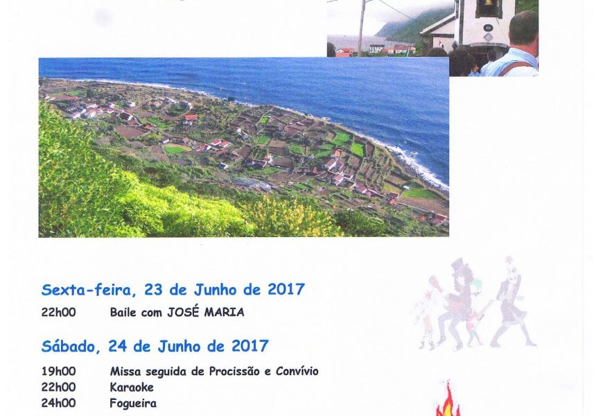 FAJÃ DE SÃO JOÃO EM FESTA DE 23 a 25 – SANTO ANTÃO – Ilha de São Jorge