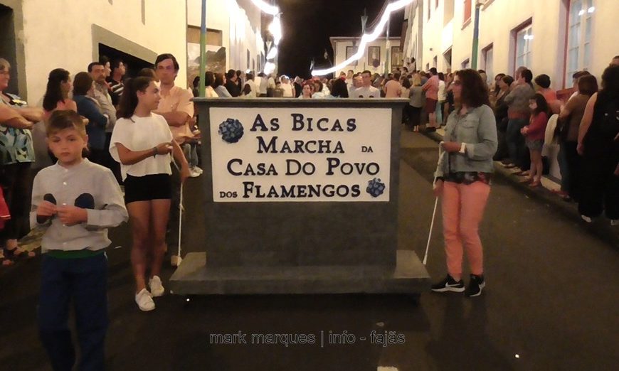 MARCHA DA CASA DO POVO DOS FLAMENGOS (ILHA DO FAIAL) – FESTIVAL DE JULHO 2017 – CALHETA – Ilha de São Jorge (c/ vídeo)