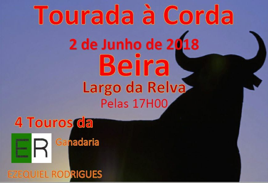 TOURADA À CORDA NO LUGAR DA RELVA/BEIRA – VELAS – Ilha de São Jorge (Próximo Sábado dia 2 de Junho)