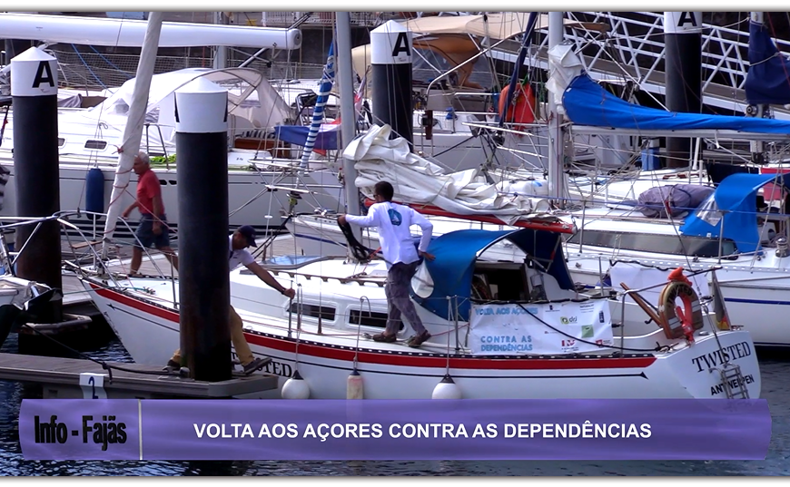 “VOLTA AOS AÇORES CONTRA AS DEPENDÊNCIAS” teve primeira paragem na Ilha de São Jorge – João Silva quer sensibilizar para a problemática do vício do álcool e das drogas. (c/ vídeo)