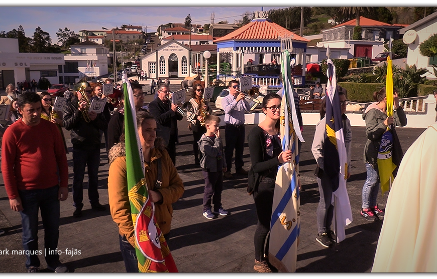 “UNIÃO ROSALENSE” saúda imagem de SANTO ANTÃO – Freguesia de Rosais – Ilha de São Jorge (c/ vídeo)