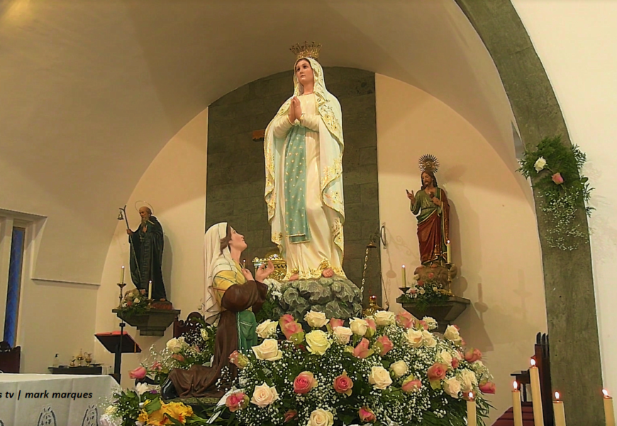 MISSA EM HONRA DE NOSSA SENHORA DE LOURDES – Santo Antão – Ilha de São Jorge (c/ vídeo)