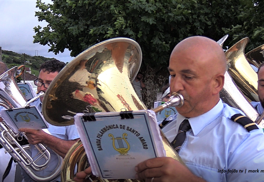 “FILARMÓNICA DE SANTO AMARO” – Festa de Nª Srª do Socorro – Biscoitos / Calheta – Ilha de São Jorge (c/ vídeo)