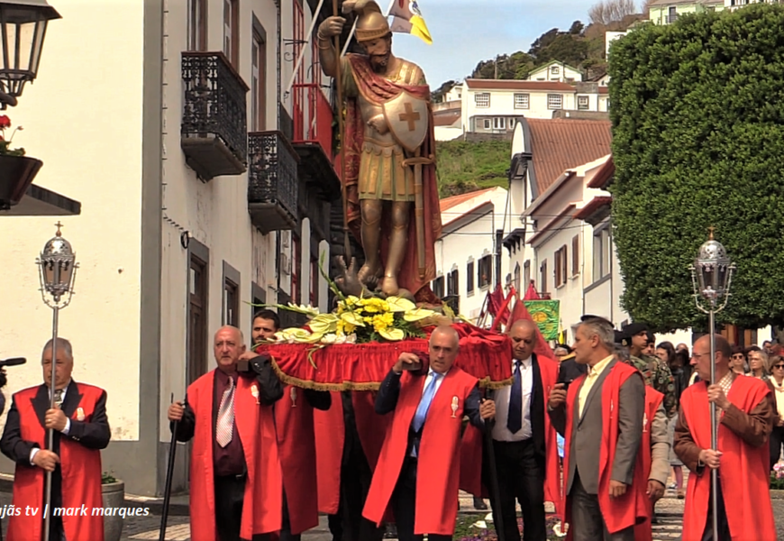 FESTA DE SÃO JORGE “Procissão” – Vila das Velas – Ilha de São Jorge (c/ vídeo)