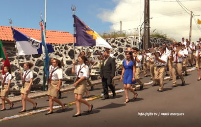 Banda Filarmónica UNIÃO POPULAR abrilhantou festa de São Tiago Maior – Ribeira Seca – Ilha S. Jorge (c/ vídeo)