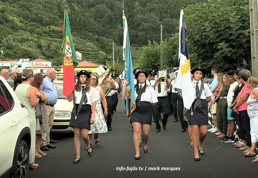 “Recreio Nortense” abrilhantou a Festa da Senhora das Dores – Fajã do Ouvidor – Ilha de São Jorge (c/ vídeo)