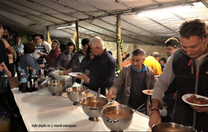 Preparação e Jantar / Convívio – Festa de São Martinho – Fajã D`Além – Ilha de São Jorge (c/ vídeo)