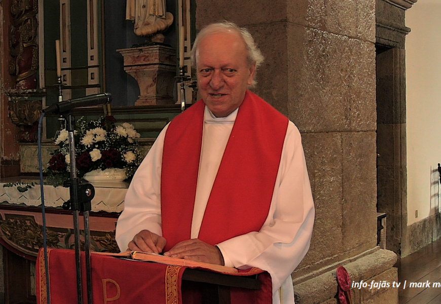 Padre Manuel António deixa agradecimentos em dia de Festa de Santa Catarina – Vila da Calheta – Ilha de São Jorge (c/ vídeo)