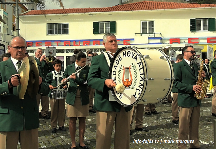 #NOVA ALIANÇA# marca presença na Procissão de Passos – Vila das Velas – Ilha de São Jorge (c/ vídeo)
