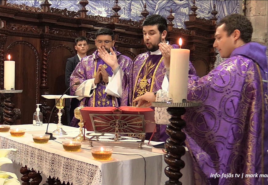 IGREJA DO NORTE GRANDE – Missa no V domingo da Quaresma – Ilha de São Jorge (c/ vídeo)