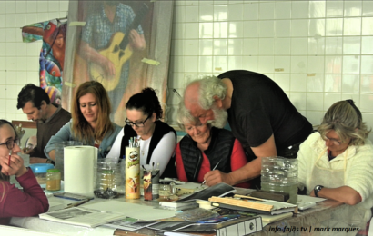 Workshop “Pintar é fácil” – Atelier de Kaasfabriek – Santo António – Ilha de São Jorge (c/ vídeo)