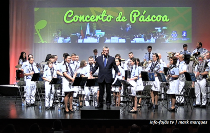 CONCERTO DE PÁSCOA – Banda Filarmónica de Santo Amaro – Auditório Municipal de Velas – Ilha de São Jorge (c/ vídeo)