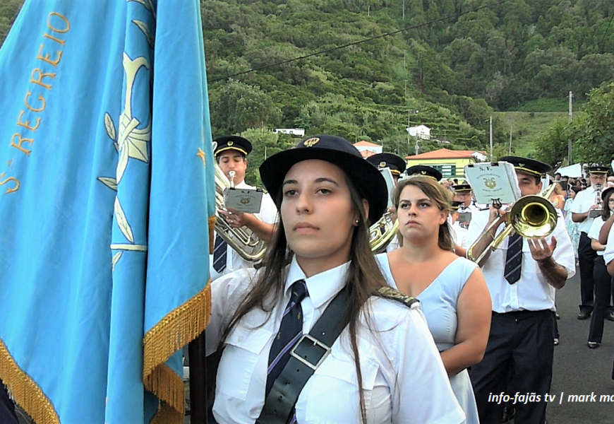 “RECREIO NORTENSE” abrilhantou a Festa da Srª das Dores – Fajã do Ouvidor – Ilha de São Jorge (c/ vídeo)