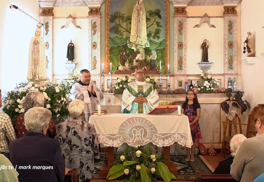 “FESTA DE Nª SRª DE FÁTIMA” – (Eucaristia) – Fajã da Ribeira D`Areia – Ilha de São Jorge (c/ vídeo)