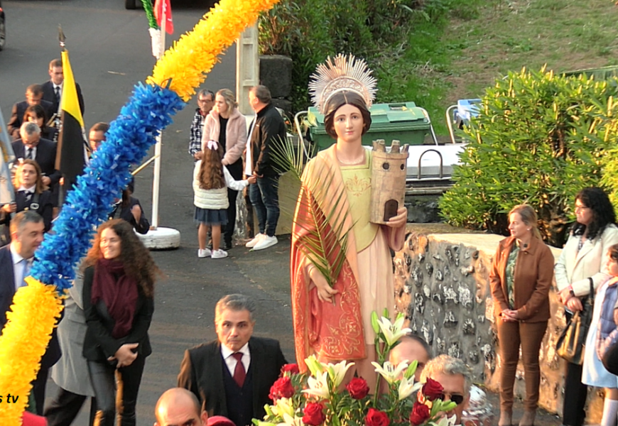 “FESTA DE SANTA BÁRBARA” – (Procissão) – Manadas – Ilha de São Jorge (c/ vídeo)