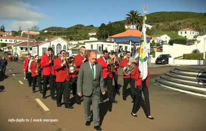 “BANDA FILARMÓNICA LUSITÂNIA” abrilhantou a Festa em honra de Santo Antão (Rosais) – Ilha de São Jorge (c/ vídeo)
