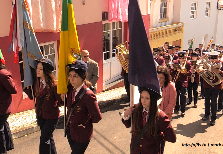 “CLUBE UNIÃO” participou na Procissão da Ressurreição – Vila do Topo – Ilha de São Jorge (c/ vídeo)