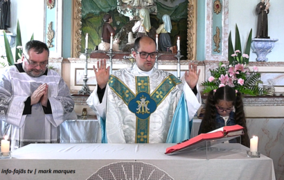 “FESTA DE Nª SRª DE FÁTIMA” – (Eucaristia) – Fajã da Ribeira D`Areia – Ilha de São Jorge (c/ vídeo)