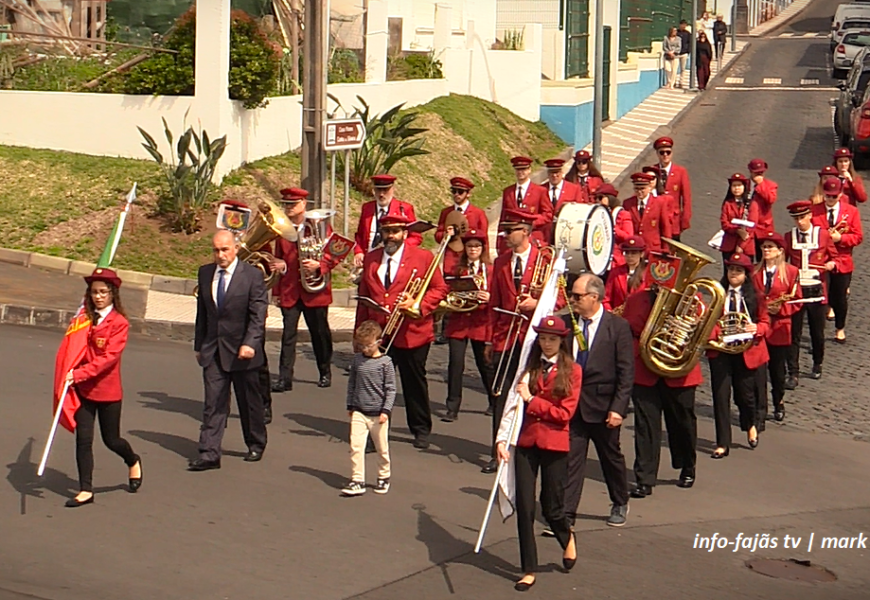 “LUSITÂNIA” participou na Procissão de Passos – Vila das Velas – Ilha de São Jorge (23.03.2025) (c/ vídeo)