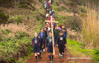 “VIA-SACRA NO TRILHO DA FAJÃ DA CALDEIRA DE SANTO CRISTO” – Ilha de São Jorge (09.03.2025) (c/ vídeo)