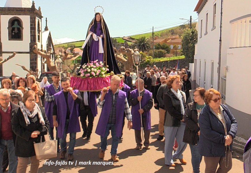 “PROCISSÃO DO ENTERRO DO SENHOR” – Vila do Topo – Ilha S. Jorge (18.04.2025) (c/ vídeo)