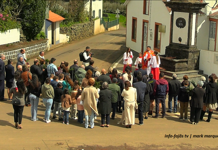 “BÊNÇÃO DOS RAMOS / SANTA UNÇÃO” – Santo Antão – Ilha de São Jorge (13.04.2025) (c/ vídeo)