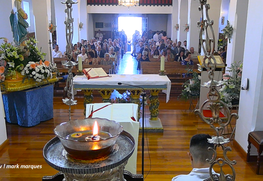 “EUCARISTIA SOLENE” – Festa em honra de Nª Srª do Rosário – Ilha de São Jorge (15.08.2025) (c/ vídeo)