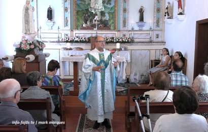 “EUCARISTIA SOLENE” – Festa da Srª de Fátima – Fajã da Ribeira D`Areia – Ilha de São Jorge (13.10.2025) (c/ vídeo)