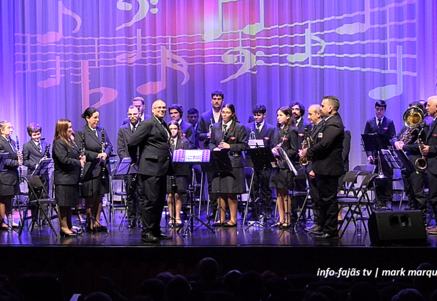 “BANDA FILARMÓNICA UNIÃO URZELINENSE” em Concerto – 100º Aniversário – Ilha de São Jorge (06.12.2025) (c/ vídeo)