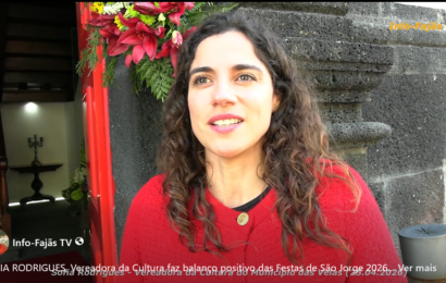 SOFIA RODRIGUES, Vereadora da Cultura faz balanço positivo das Festas de São Jorge 2026 (c/ vídeo)