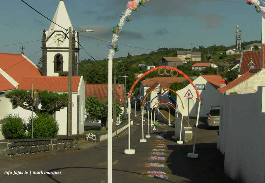 Preparação dos Tapetes “Festa Srª das Neves”– Norte Grande – Ilha de São Jorge (02.08.2026)  (c/ vídeo)